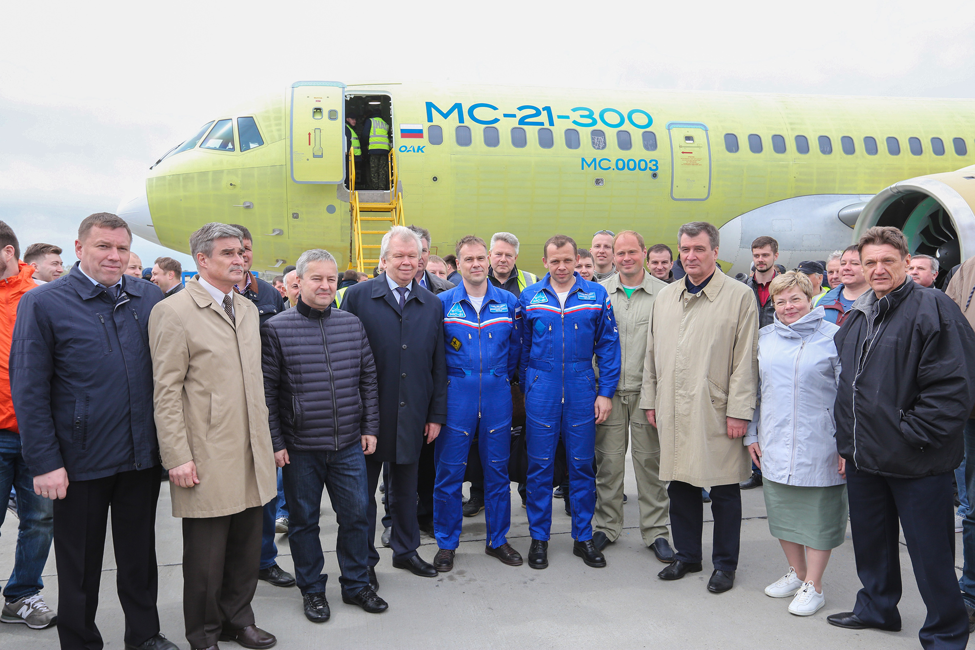 The plane Tu-204-300-100 became the representative board of the UAC The plane Tu-204-300-100 became the representative board of the UAC