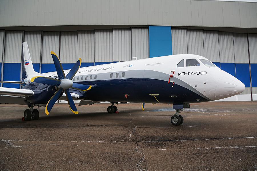 First flight of Il114300 turboprop passenger aircraft scheduled in