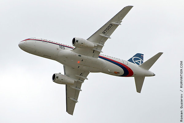 Sukhoi SSJ-100 at airshow MAKS 2009