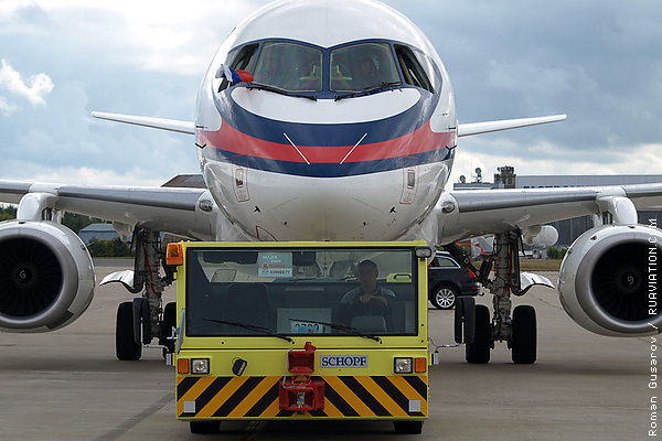 Sukhoi SSJ-100 at airshow MAKS 2009