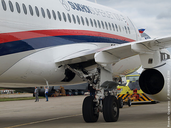 Sukhoi SSJ-100 at airshow MAKS 2009