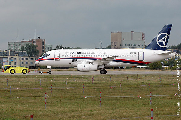 Sukhoi SSJ-100 at airshow MAKS 2009