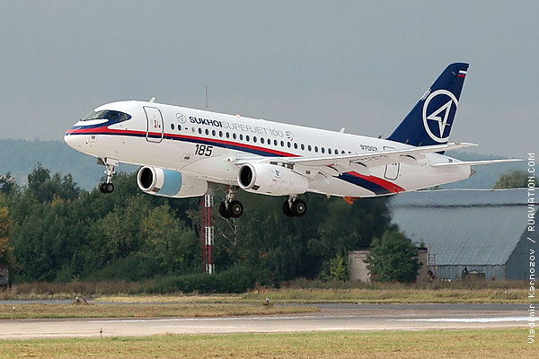 Sukhoi SSJ-100 at airshow MAKS 2009