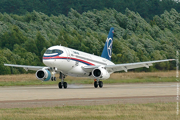 Sukhoi SSJ-100 at airshow MAKS 2009