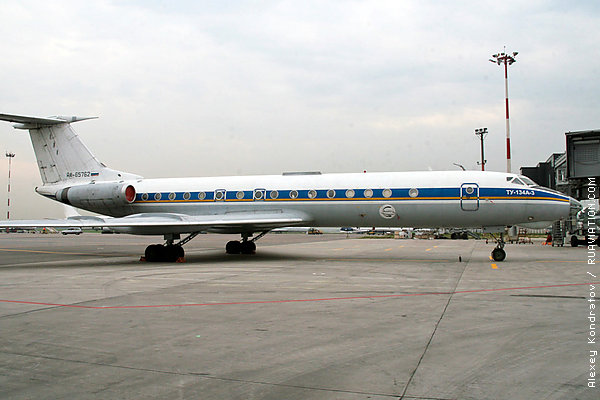 Voronezh Avia Tu-134A-3 at Sheremetyevo Airport