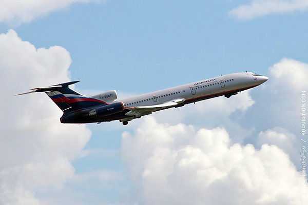 Aeroflot Tu-154M at Sheremetyevo Airport