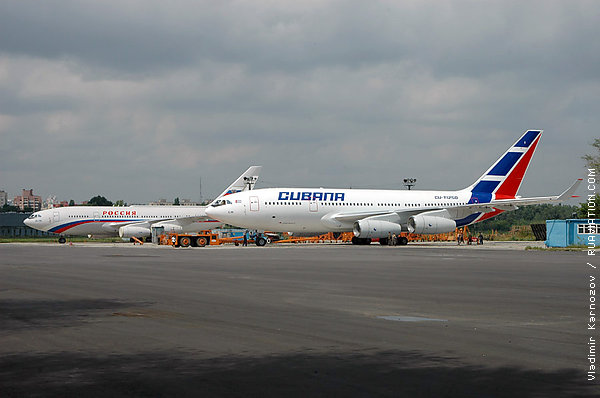 Il-96-300 operated by Cubana and Russia's Special Air Detachment